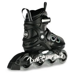 Crazy Skates Alpha Adjustable Inline Skates With Light Up Wheels - Unisex Skates - Available In Two Colors