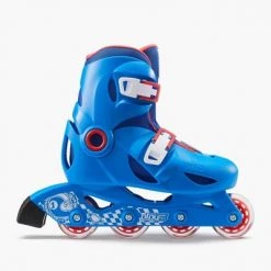 Decathlon Oxelo Play 3 Inline Skates Roller Blades - 2.5 - 4, Dark Indigo