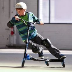 Y-Volution Yvolution Y Fliker C3 Carver Drifting Scooter - Blue -Riding Toys, Scooters & Hoverboards shop unnamed file 1302