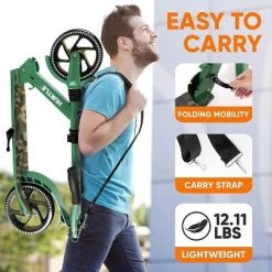 Hurtle Renegade Lightweight Foldable Teen and Adult Adjustable Ride On 2 Wheel Transportation Commuter Kick Scooter, Camouflage 6 Hurtle Renegade Lightweight Foldable Teen and Adult Adjustable Ride On 2 Wheel Transportation Commuter Kick Scooter, Camouflage -Riding Toys, Scooters & Hoverboards shop unnamed file 1323