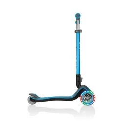 Globber Elite Deluxe Lights Scooter - Sky Blue