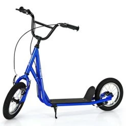 Costway Kick Scooter Carbon Steel Frame W/12'' Air Filled Wheel Youth Kids -Riding Toys, Scooters & Hoverboards shop unnamed file 1356