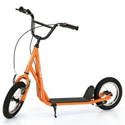 Costway Kick Scooter Carbon Steel Frame W/12'' Air Filled Wheel Youth Kids -Riding Toys, Scooters & Hoverboards shop unnamed file 1357