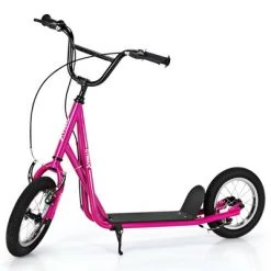 Costway Kick Scooter Carbon Steel Frame W/12'' Air Filled Wheel Youth Kids -Riding Toys, Scooters & Hoverboards shop unnamed file 1358