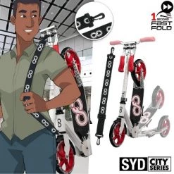 Crazy Skates Sydney (Syd) Foldable Kick Scooter - Great Scooters For Teens And Adults -Riding Toys, Scooters & Hoverboards shop unnamed file 1365