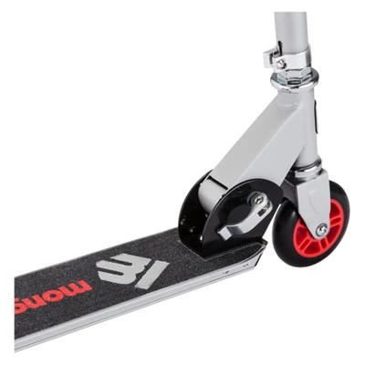 Mongoose Force 1.0 Folding Scooter - Silver/Red 3 Mongoose Force 1.0 Folding Scooter - Silver/Red - Image 3