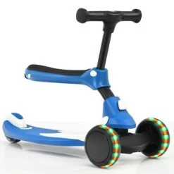 Costway Honeyjoy Portable 3 Wheel Kids Scooter with Gravity Steering System PurpleBlueGreen -Riding Toys, Scooters & Hoverboards shop unnamed file 1401