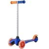 Ignight Blue/Orange 3 Wheel Kids Scooter W/ Light Up Wheels & Tbar