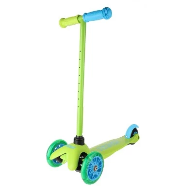 Ignight Green 3 Wheel Kids Scooter W/ Light Up Wheels & Tbar 5 Ignight Green 3 Wheel Kids Scooter W/ Light Up Wheels & Tbar - Image 5