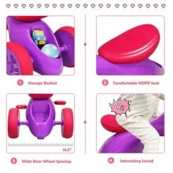 Costway 2 in 1 Toddler Tricycle Balance Bike Scooter Kids Riding Toys w/ Sound & Storage -Riding Toys, Scooters & Hoverboards shop unnamed file 15