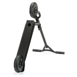 Osprey All Terrain Decoy Dirt Off Road Trail Aluminum Scooter with Steel Y Frame Handlebar and Durable Chunky Pneumatic Tires, Black