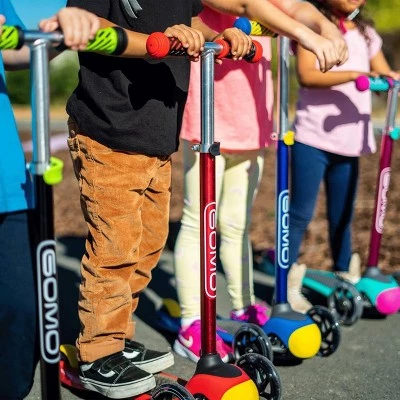 GOMO 3 Wheel Kids' Kick Scooter Pink 4 GOMO 3 Wheel Kids' Kick Scooter Pink - Image 4