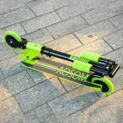 Aosom Aluminum Kids Kick Scooter Foldable Teens Ride On Toy with Adjustable Handlebar Rear Brake -Riding Toys, Scooters & Hoverboards shop unnamed file 1626