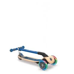 Globber Primo Foldable Wood Scooter - Navy Blue