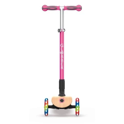 Globber Primo Foldable Wood Scooter - Deep Pink 3 Globber Primo Foldable Wood Scooter - Deep Pink - Image 3