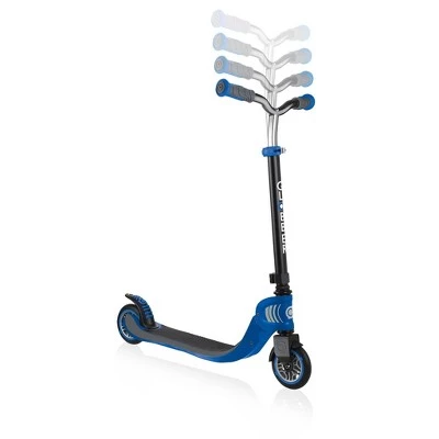 Globber Flow 125 Foldable 2 Wheel Kids' Kick Scooter - Navy Blue 2 Globber Flow 125 Foldable 2 Wheel Kids' Kick Scooter - Navy Blue - Image 2