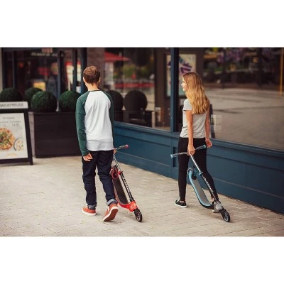 Globber Flow 125 Foldable 2 Wheel Kids' Kick Scooter - Navy Blue 6 Globber Flow 125 Foldable 2 Wheel Kids' Kick Scooter - Navy Blue - Image 6