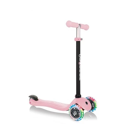 Globber Go Up 4 in 1 Lights Scooter - Pastel Pink 2 Globber Go Up 4 in 1 Lights Scooter - Pastel Pink - Image 2