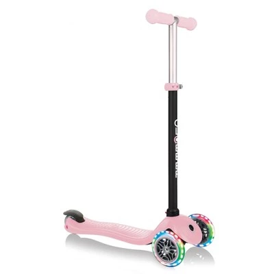 Globber Go Up 4 in 1 Lights Scooter - Pastel Pink 3 Globber Go Up 4 in 1 Lights Scooter - Pastel Pink - Image 3