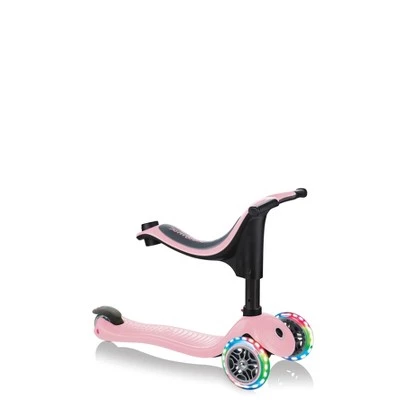 Globber Go Up 4 in 1 Lights Scooter - Pastel Pink 4 Globber Go Up 4 in 1 Lights Scooter - Pastel Pink - Image 4