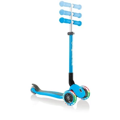 Globber Primo Foldable 2 Wheel Kids' Kick Scooter - Light Blue 4 Globber Primo Foldable 2 Wheel Kids' Kick Scooter - Light Blue - Image 4