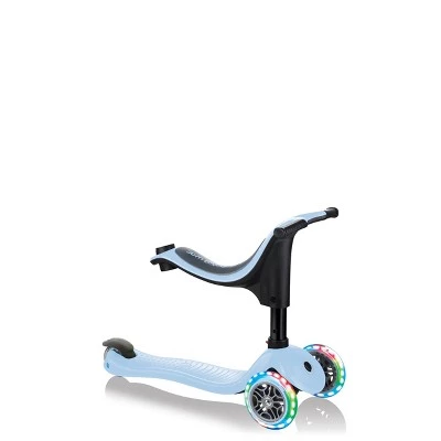 Globber Go Up 4 in 1 Lights Scooter - Pastel Blue 3 Globber Go Up 4 in 1 Lights Scooter - Pastel Blue - Image 3