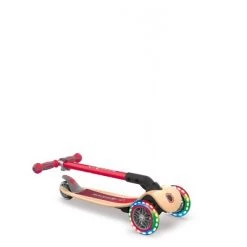 Globber Primo Foldable Wood Scooter - Red
