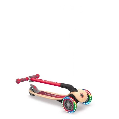 Globber Primo Foldable Wood Scooter - Red 1 Globber Primo Foldable Wood Scooter - Red