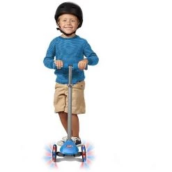 Radio Flyer 549BZ Lean 'N Glide Kids 3-Wheel Scooter with Light Up Wheels, Blue -Riding Toys, Scooters & Hoverboards shop unnamed file 1814