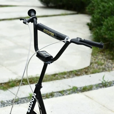 Aosom Teens Youth Kick Scooter Adjustable Handlebar Ride On Toy For 5+ w/ Front and Rear Dual Brakes Inflatable Wheels 3 Aosom Teens Youth Kick Scooter Adjustable Handlebar Ride On Toy For 5+ w/ Front and Rear Dual Brakes Inflatable Wheels - Image 3