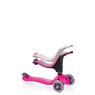Globber Go Up 4 in 1 Scooter - Deep Pink 2 Globber Go Up 4 in 1 Scooter - Deep Pink - Image 2