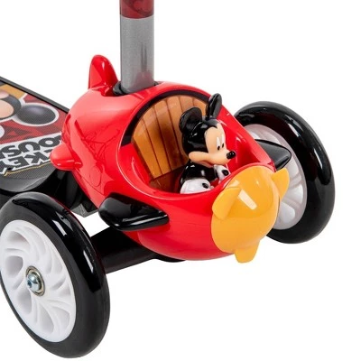 Huffy Mickey Mouse 3 Wheel Kids' Kick Scooter - Black 2 Huffy Mickey Mouse 3 Wheel Kids' Kick Scooter - Black - Image 2