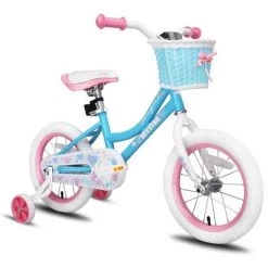 Joystar Angel Kids Toddler Training Balance Bike Bicycle with Training Wheels, Rubber Air Free Tires, and Coaster Brake, Ages 2 to 4, Blue -Riding Toys, Scooters & Hoverboards shop unnamed file 193