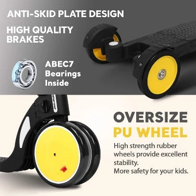 Beberoad Roadkid Plus 5 in 1 Multifunctional Scooter, Tricycle, and Balance Bike with Push Bar and Height Adjustment for Ages 2 to 6 Years 4 Beberoad Roadkid Plus 5 in 1 Multifunctional Scooter, Tricycle, and Balance Bike with Push Bar and Height Adjustment for Ages 2 to 6 Years - Image 4