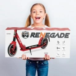 Hurtle Renegade Lightweight Foldable Teen and Adult Adjustable Ride On 2 Wheel Transportation Commuter Kick Scooter, Red -Riding Toys, Scooters & Hoverboards shop unnamed file 1962