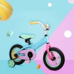Joystar Macaroon 14 Inch Ages 3 to 5 Kids Boys Girls Toddler Balance Training Wheels Coast Brake Bike Bicycle, Pastel -Riding Toys, Scooters & Hoverboards shop unnamed file 198
