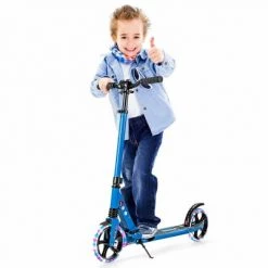 Costway Aluminum Folding Kick Scooter w/LED Wheels Shoulder Strap for Adults & Kids -Riding Toys, Scooters & Hoverboards shop unnamed file 1999