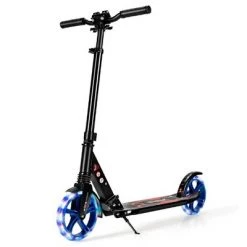 Costway Aluminum Folding Kick Scooter w/LED Wheels Shoulder Strap for Adults & Kids -Riding Toys, Scooters & Hoverboards shop unnamed file 2001