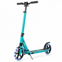 Costway Aluminum Folding Kick Scooter w/LED Wheels Shoulder Strap for Adults & Kids -Riding Toys, Scooters & Hoverboards shop unnamed file 2002