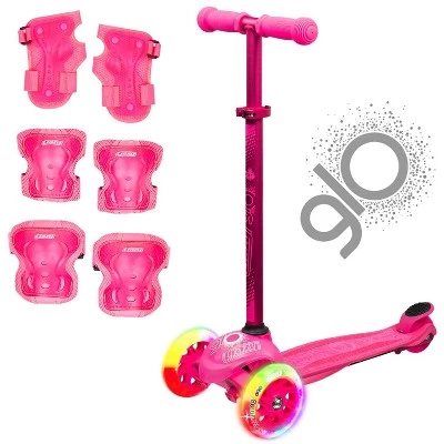 Crazy Skates Joey Glo Kick Scooter With Led Light Wheels For Kids With Complete Safety Pad Set 5 Crazy Skates Joey Glo Kick Scooter With Led Light Wheels For Kids With Complete Safety Pad Set - Image 5