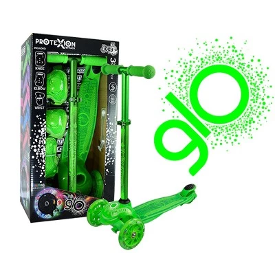 Crazy Skates Joey Glo Kick Scooter With Led Light Wheels For Kids With Complete Safety Pad Set 7 Crazy Skates Joey Glo Kick Scooter With Led Light Wheels For Kids With Complete Safety Pad Set - Image 7