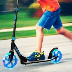 Costway Folding Sports Kick Scooter w/LED Wheels for Kids Teens Pink Blue -Riding Toys, Scooters & Hoverboards shop unnamed file 2017