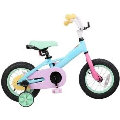 Joystar Macaroon 14 Inch Ages 3 to 5 Kids Boys Girls Toddler Balance Training Wheels Coast Brake Bike Bicycle, Pastel -Riding Toys, Scooters & Hoverboards shop unnamed file 202