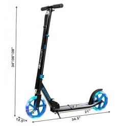 Costway Folding Sports Kick Scooter w/LED Wheels for Kids Teens Pink Blue -Riding Toys, Scooters & Hoverboards shop unnamed file 2023