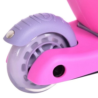 Costway Kids Scooter 3 In 1 Pink Kick Wheel Adjust Handle Bar w Storage Christmas Gift 7 Costway Kids Scooter 3 In 1 Pink Kick Wheel Adjust Handle Bar w Storage Christmas Gift - Image 7