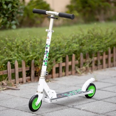 Aosom One-click Folding Kids Kick Scooter w/ Adjustable Handlebar, Push Rider with Kickstand, Dual Brake System, Durable Wheels & Sturdy Bearings, for Boys and Girls 1 Aosom One-click Folding Kids Kick Scooter w/ Adjustable Handlebar, Push Rider with Kickstand, Dual Brake System, Durable Wheels & Sturdy Bearings, for Boys and Girls