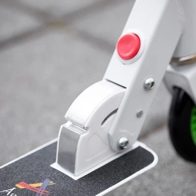 Aosom One-click Folding Kids Kick Scooter w/ Adjustable Handlebar, Push Rider with Kickstand, Dual Brake System, Durable Wheels & Sturdy Bearings, for Boys and Girls 4 Aosom One-click Folding Kids Kick Scooter w/ Adjustable Handlebar, Push Rider with Kickstand, Dual Brake System, Durable Wheels & Sturdy Bearings, for Boys and Girls - Image 4