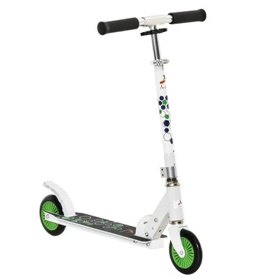 Aosom One-click Folding Kids Kick Scooter w/ Adjustable Handlebar, Push Rider with Kickstand, Dual Brake System, Durable Wheels & Sturdy Bearings, for Boys and Girls 6 Aosom One-click Folding Kids Kick Scooter w/ Adjustable Handlebar, Push Rider with Kickstand, Dual Brake System, Durable Wheels & Sturdy Bearings, for Boys and Girls - Image 6