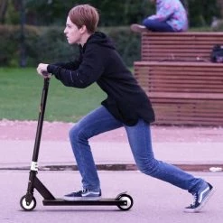 Costway Aluminum Portable Kick Scooter for Kids Children w/PU Wheels Outdoor Black -Riding Toys, Scooters & Hoverboards shop unnamed file 2066