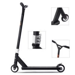 Costway Aluminum Portable Kick Scooter for Kids Children w/PU Wheels Outdoor Black -Riding Toys, Scooters & Hoverboards shop unnamed file 2070
